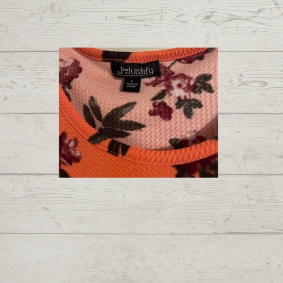 Burnt Orange Floral Skater Dress - Picture 3 of 3